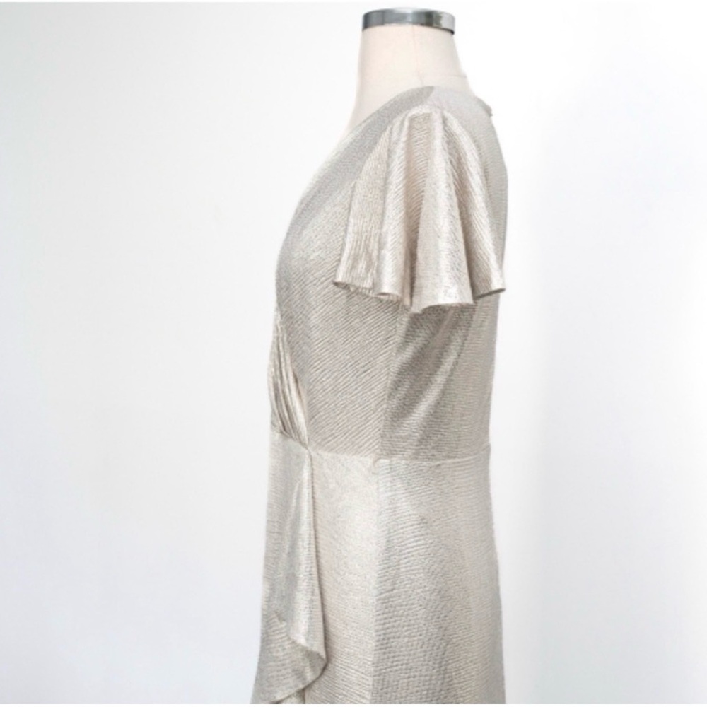 ❌SOLD ❌Ralph Lauren Gold Shimmer Maxi Dress | Size S - Picture 10 of 14